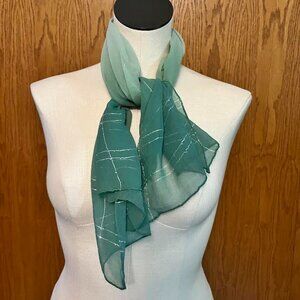Nasharr "All Rayon Hand Rolled" Vintage Scarf